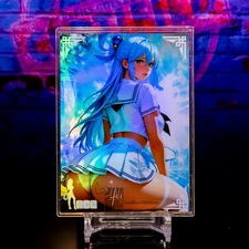 Aqua Waifu Trading Card ACG-AVL Goddess Rainbow Holo Foil 040 KonoSuba Rare
