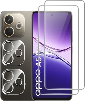 PIXFAB For Oppo A5 Pro 5G Gorilla Tempered Glass Screen Protector & Rear Camera Lens