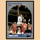 Sam Vincent Michael Jordan #223A 1990 Hoops Orlando Magic Basketball Card NBA NM