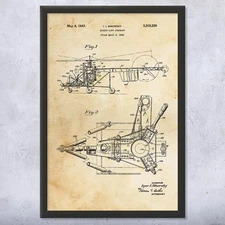 Sikorsky Helicopter Patent Wall Art: Flight Instructor, Pilot Gift, Aviator Gift