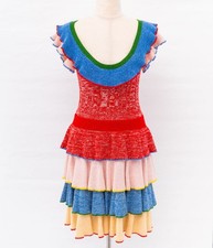 Alex Mcqueen Multicolor Layered Mini Dress
