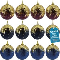 Weihnachtskugeln 12Er Set Plastik Christbaumkugeln Christbaumschmuck Kugeln 2598