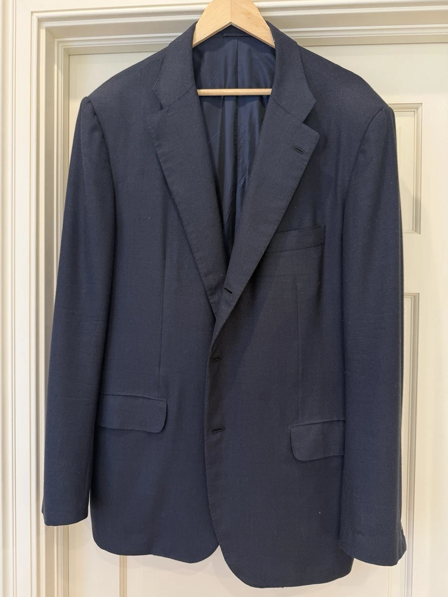 Blazer/ Veste KITON En Laine Super 150's - Taille IT 52 / L - Couleur Gris - Occasion Très Bon État