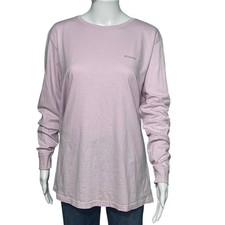 Columbia Sportswear Womens Long Sleeve Graphic T-Shirt Pink Hiking Outdoor Tee
