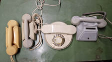 Lotto Vintage: Telefoni a Disco + Citofoni Bachelite Modernariato Anni 50/60/70