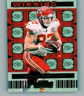 2022 Panini Contenders Winning Ticket Emerald #9 Travis Kelce NM-MT Chiefs