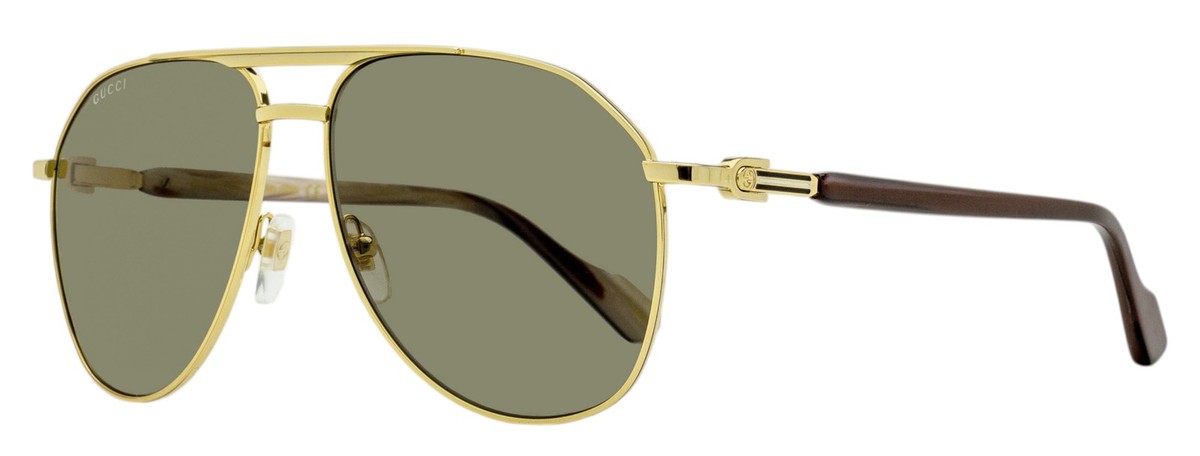 GUCCI AVIATOR GG1220 SUNGLASSES GUCCI LOGO Sunglasses Gucci GG1220S-001 GG1220S Man | Free Shipping  main image 2