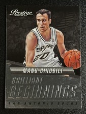 Brilliant Beginnings Manu Ginobili Spurs Insert - 2015-16 Panini Prestige #47