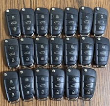Lot Of 20 Used Oem Audi Flip Key Keyless Remote Fob - Nbgfs12p71 2694a-fs12p71