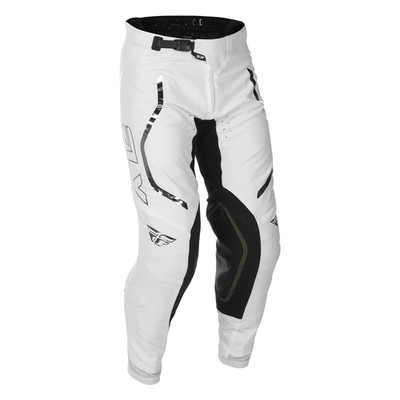 Fly Racing Evo DST LE Flash MX Hose weiß silber Erwachsene Motocross Offroad
