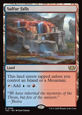 Sulfur Falls #396 (NM) - MTG - Tarkir Dragonstorm Commander Magic: the Gathering