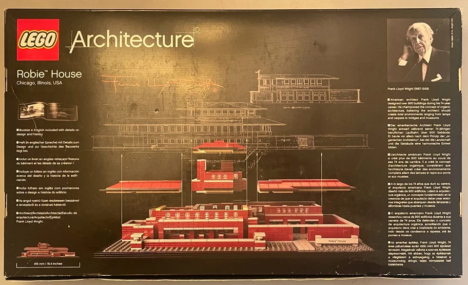 LEGO Architecture: Robie House (21010) Sealed bags Frank Lloyd Wright - Image 2 of 4