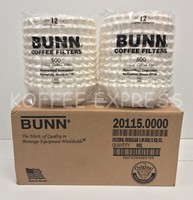 Bunn 1000 Paper Regular Coffee Filters For 12-cup Commercial Brewers Bunn 1000 Paper Regular Coffee Filters For 12-cup Commercial Brewers