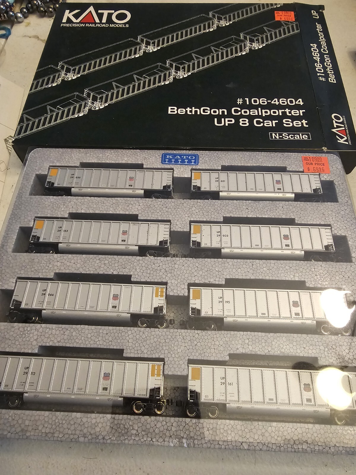 Kato 1064604 BethGon Coalporter UP 8 Car Set N Scale eBay