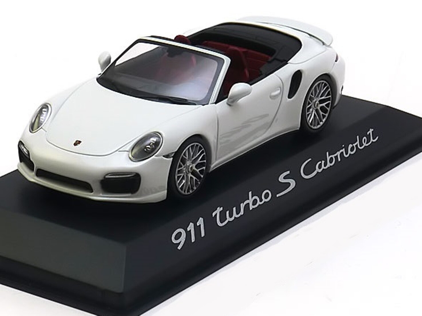 Porsche 911 Turbo S Cabriolet 2013 blanche 1/43 Minichamps le cadeau idéal pour collectionneur