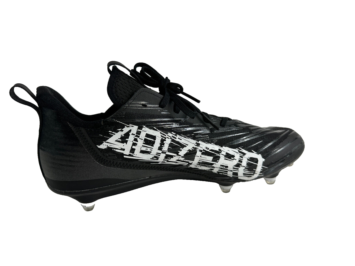 New Adidas Adizero 22 Detach Black/White Football Cleats HR1614 Men’s Size 14 Adidas adizero 22 Detach Black White Football Cleats HR1614  main image 4