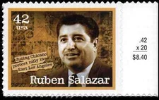 US Scott #4251, Ruben Salazar : American Journalist, 2008 42¢ Stamp, MNH