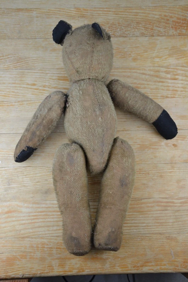 OURS ancien garniture Paille Steiff Teddy ? Articulé  1920 - Photo 3/4