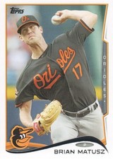 2014 Topps #547 Brian Matusz Baltimore Orioles