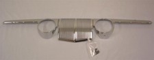 1942 1946 1947 1948 Ford Car Chrome Dash Panel Insert 3 Piece Set Kit New