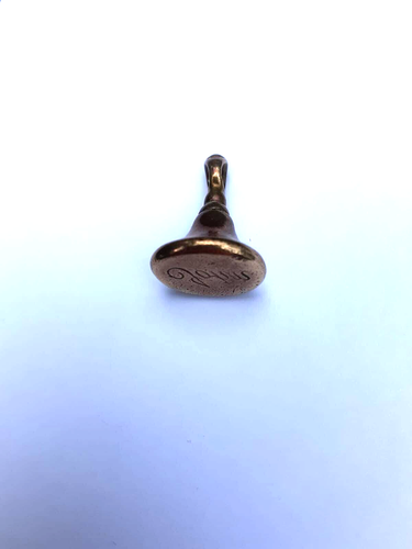 Antique gold seal fob / document stamp - Picture 5 of 14