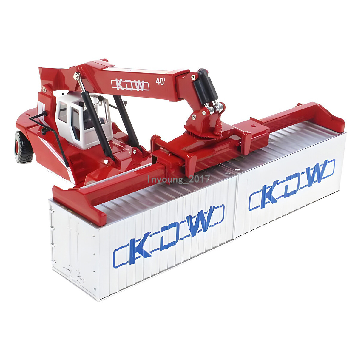 1:50 Container Crane Toy Construction Equipment Model Diecast