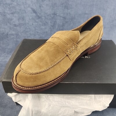 Banana Republic Shoes Tobacco Brown Suede Penny Loafers Size  display picture 2