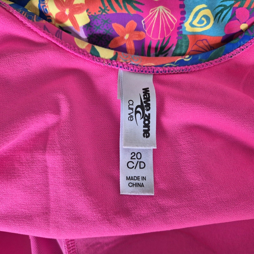 WAVE ZONE CURVE Size 20 Tankini (bottom 22) NWOT two piece bathers swimsuit - Picture 2 of 6