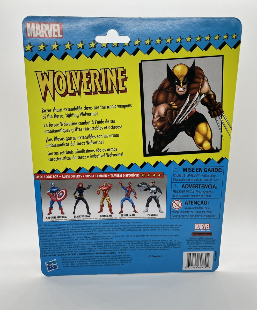 Marvel Legends Retro Classic Wolverine Brown Suit Figure X-Men