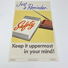 VTG 40s-50s Double Sided Poster American Mutual Fallout Marvel TVA Style (18)