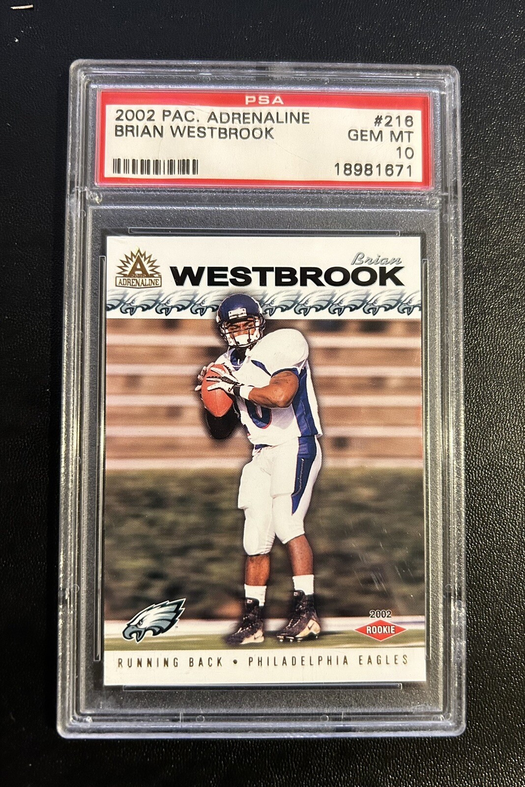 Brian Westbrook Pacific Adrenaline #216 Base