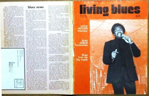 LIVING BLUES MAGAZINE #18 (1974) LITTLE MILTON, Hacksaw Harney, JOHN LEE Alabama - Photo 1 sur 2