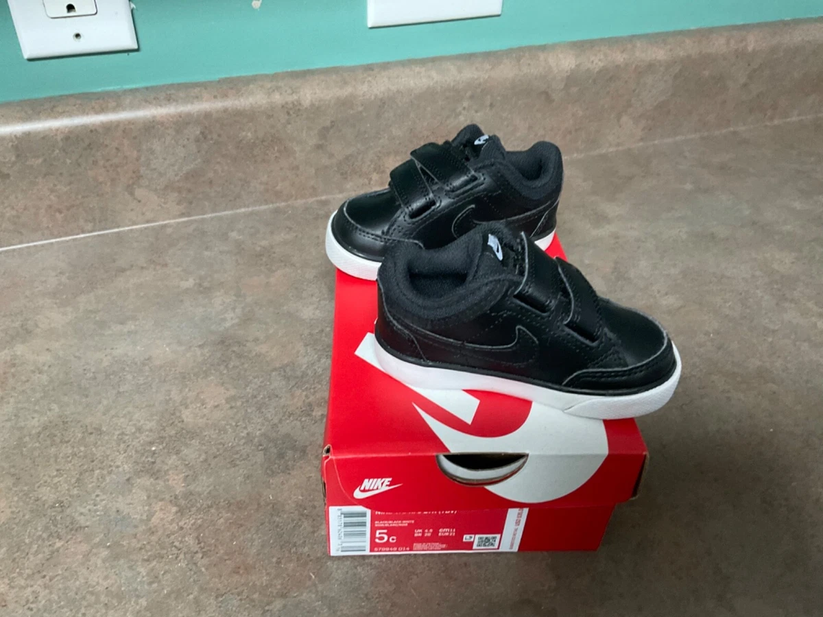 Nike 3 LTR (TDV) Black White Toddler Sneakers 579949-014 5C (CON206) | eBay