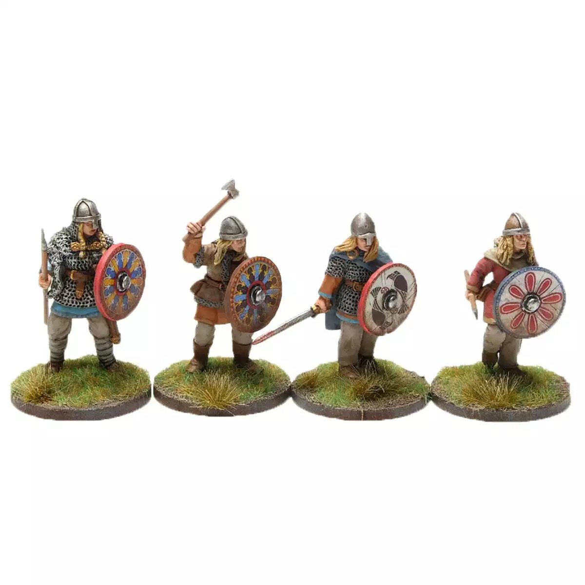 Baron's War Footsore Viking Shieldmaidens Saga 28mm Historical Wargame  Miniature