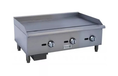 Gas Griddle Manual, 48  3/4  Plate, 120,000 BTU, Falcon Equipment AEG-48
