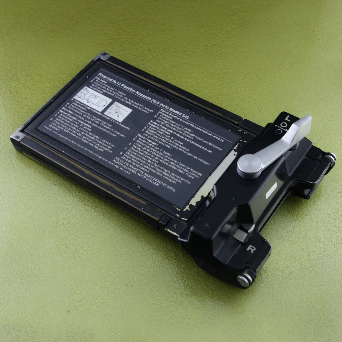 Polaroid 545 Instant Film Holder BACK 4X5 GRAFLOK Sinar Cambo Linhof Toyo  ☆☆☆