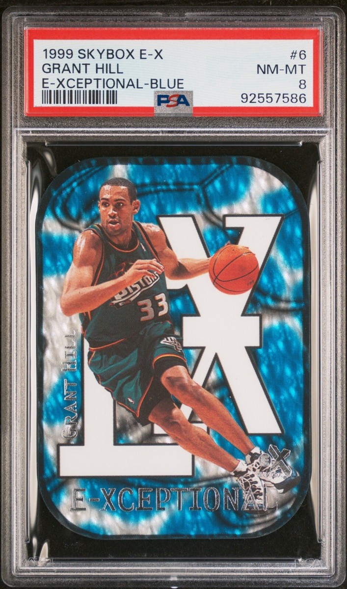 ★TOUT Y EST★ Cubebacksky blue Cube bag_Sky blue 1999 Skybox E-X E-Xceptional Blue Rare SSP Grant Hill #6 243