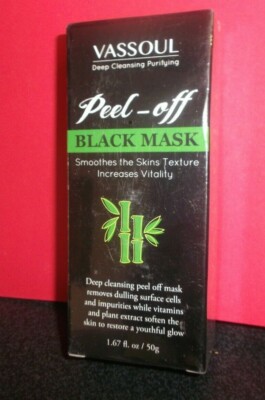 Black Mask Deep Cleansing Peel Off Smoothes Skin Texture Increase Vitality1.67oz