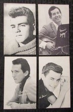 EXHIBIT ARCADE Music Card LOT of 4 FN-/FN Fabian Lopez Andy Williams Dana