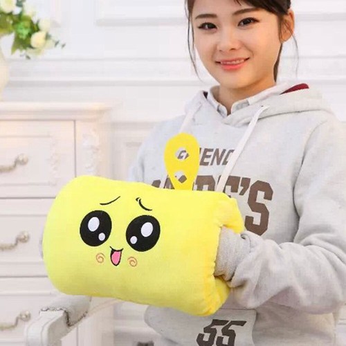Plush Hand Warmers Gloves PP Cotton Nap Pillows Cushions Adults UK - Picture 5 of 25