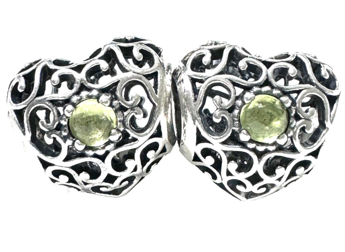 Pandora Charm 791784pe Pair) Pandora Sterling Silver Signature