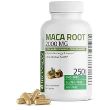 Bronson Maca Root NON-GMO, 250 Vegetarian Capsules