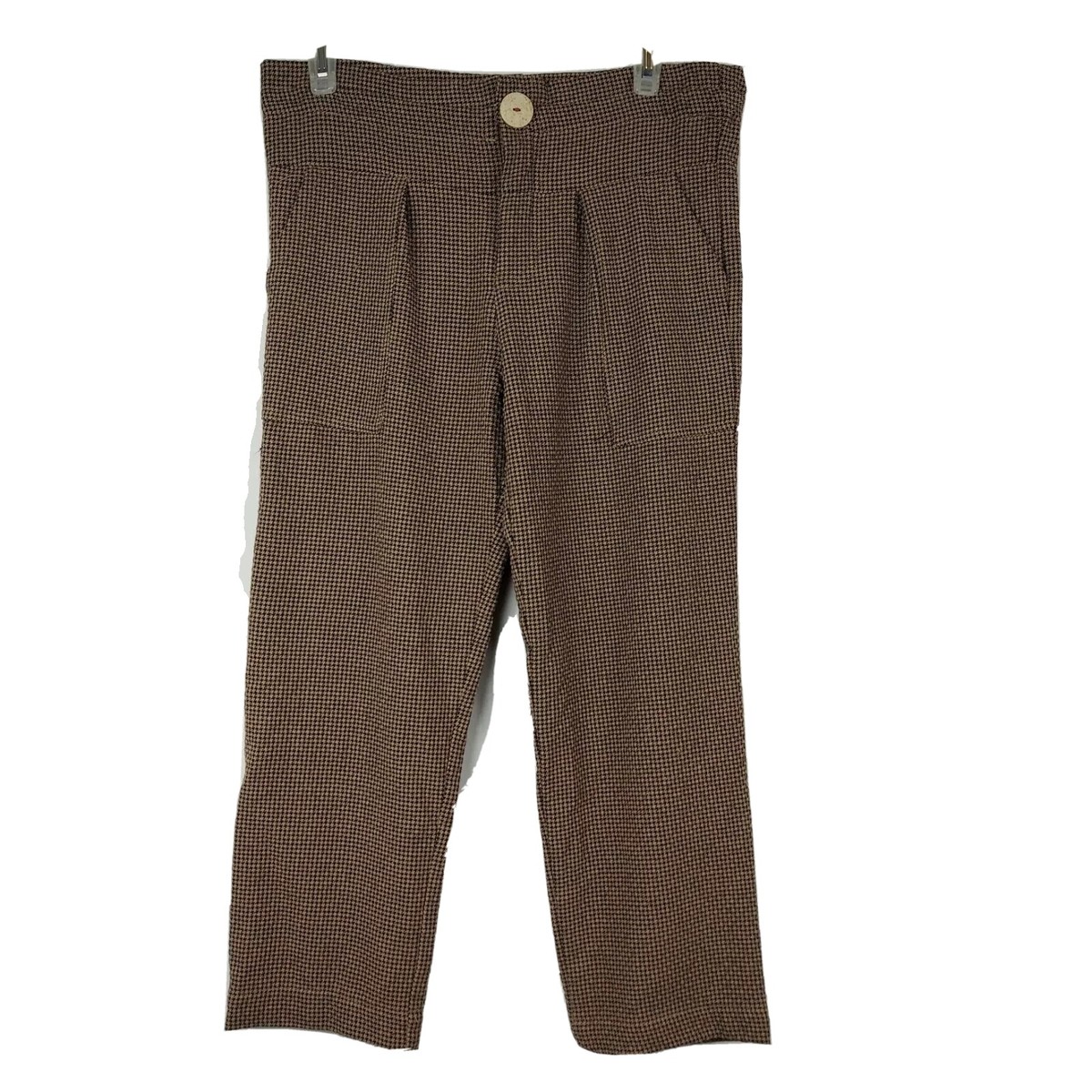 Zara kids Brown Super Stretch Cropped Leggings Pants Sz: 11/12