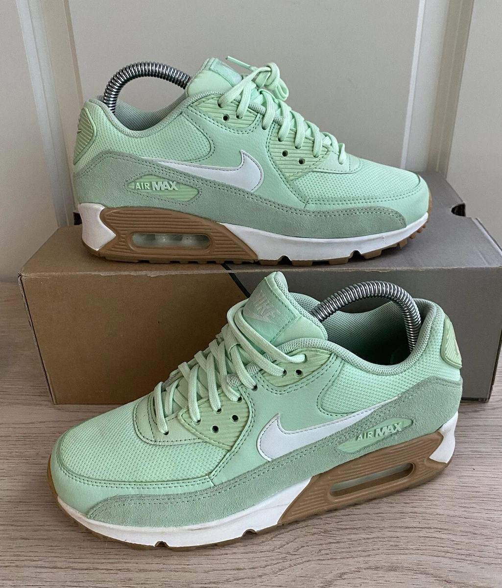 boom Gedetailleerd belediging RARE 2016 NIKE Womens AIR MAX 90 Fresh Mint Shoes Sneakers Green Gum- W 7 |  eBay