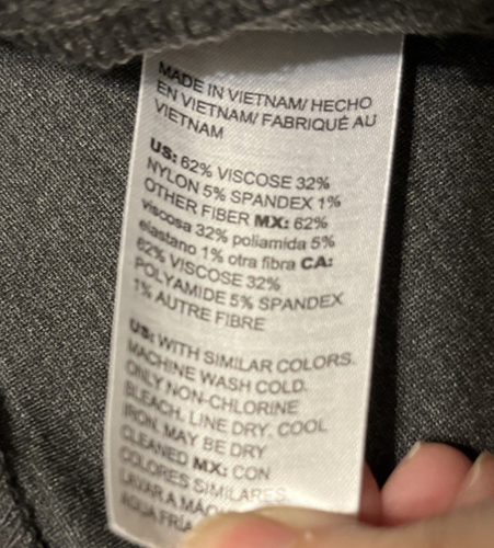 Chico's Heather Grey Basic Tailored Ponte Legging Size 0(4/6)NWT - Picture 7 of 10