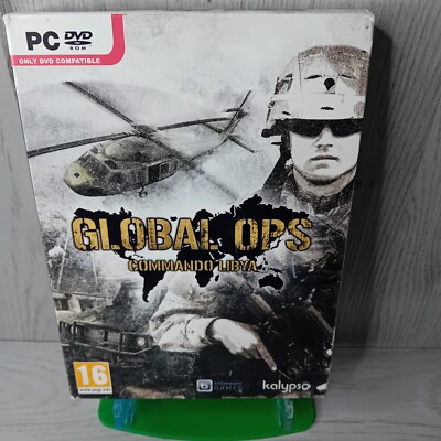 GLOBAL OPS COMMANDO LIBYA PC DVD ROM SPIEL - SELTEN RETRO GAMING - NEU!!!