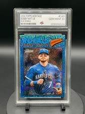 2026 Topps Heritage Bobby Witt Jr. Royals Chrome BLUE SPARLE ~GEM MINT PTA 10🔥