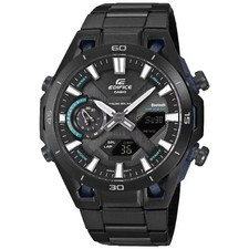 Casio Edifice Sospensione ECB- 2300DC-1A Black Dial New Full Set Men's Watch