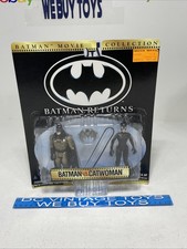 BATMAN MOVIE COLLECTION BATMAN RETURNS FIGURE 2 PACK MIB BATMAN VS. CATWOMAN
