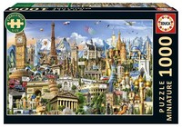 8412668202481 Puzzle 1000 ElementóW. Symbole Europy, Miniatura Educa